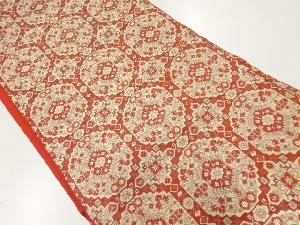 リサイクル　抽象花模様織出し名古屋帯